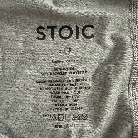 Stoic Leggings Thermal Wool Blend Tights Grey Small - Picture 4 of 5